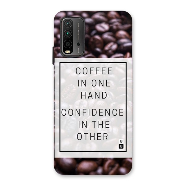 Coffee Confidence Quote Back Case for Redmi 9 Power