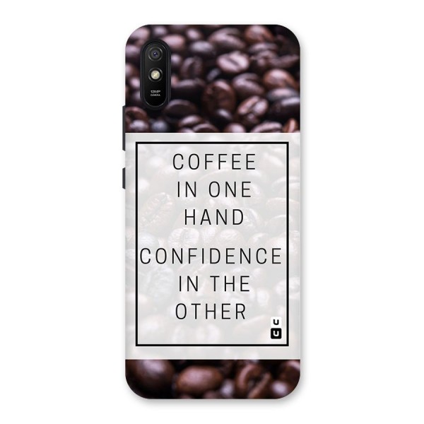 Coffee Confidence Quote Back Case for Redmi 9i
