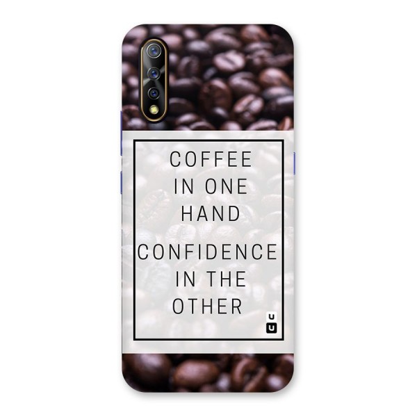 Coffee Confidence Quote Back Case for Vivo S1