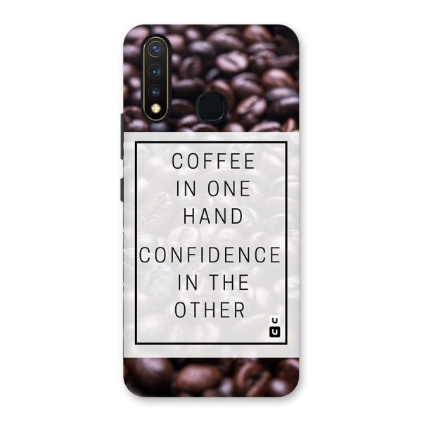 Coffee Confidence Quote Back Case for Vivo U20