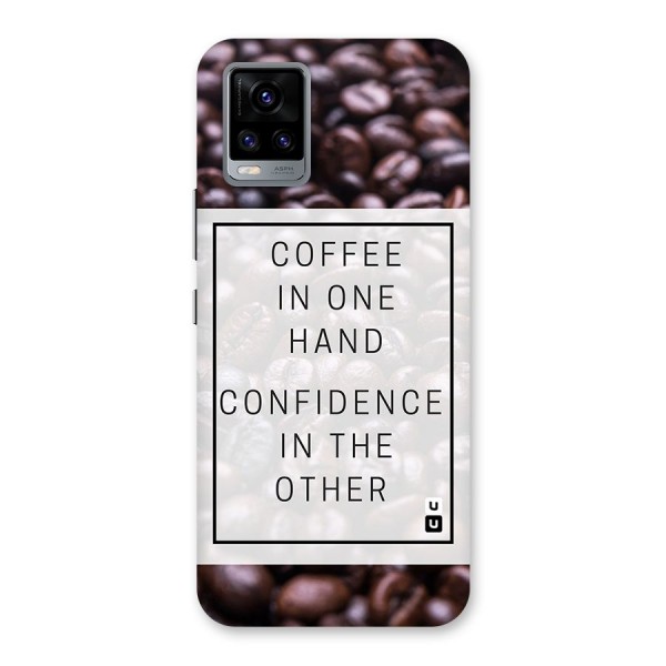 Coffee Confidence Quote Back Case for Vivo V20