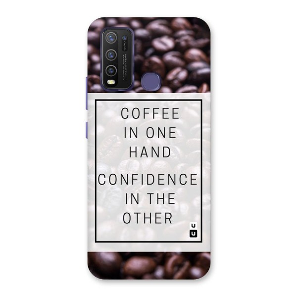 Coffee Confidence Quote Back Case for Vivo Y30