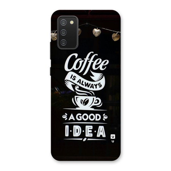 Coffee Idea Back Case for Galaxy M02s