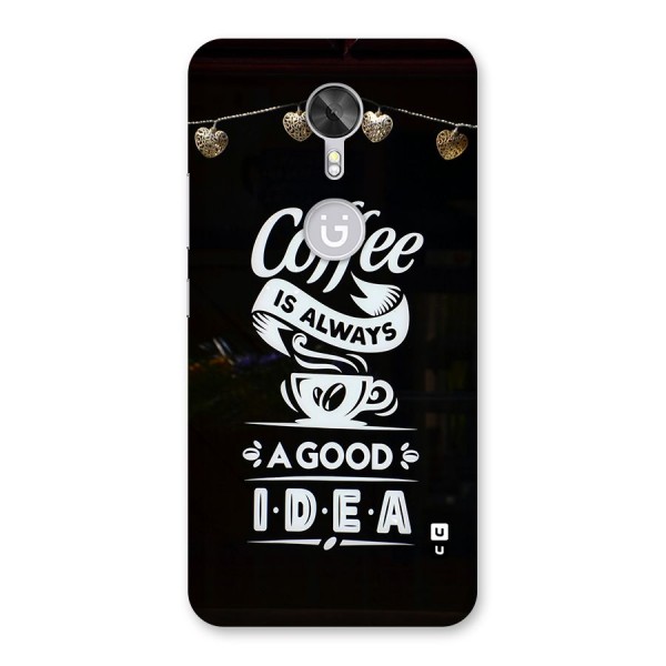 Coffee Idea Back Case for Gionee A1
