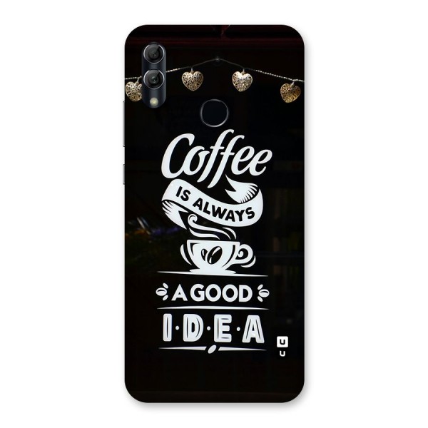 Coffee Idea Back Case for Honor 10 Lite