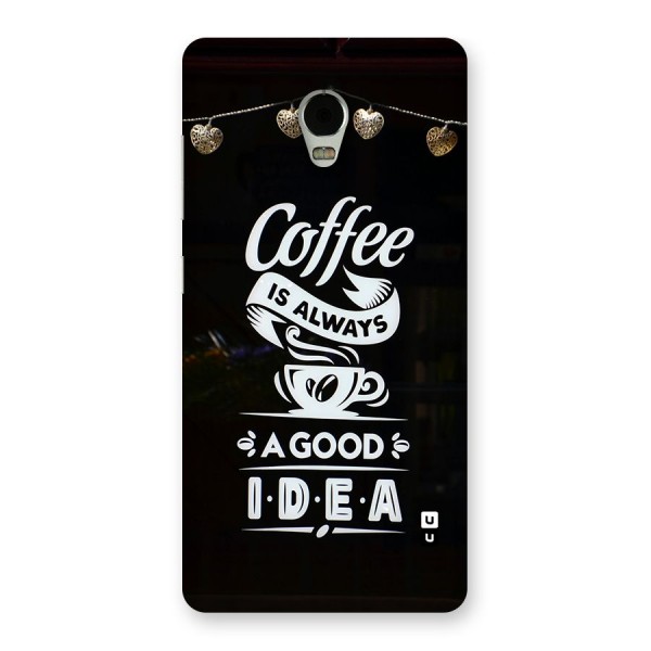 Coffee Idea Back Case for Lenovo Vibe P1