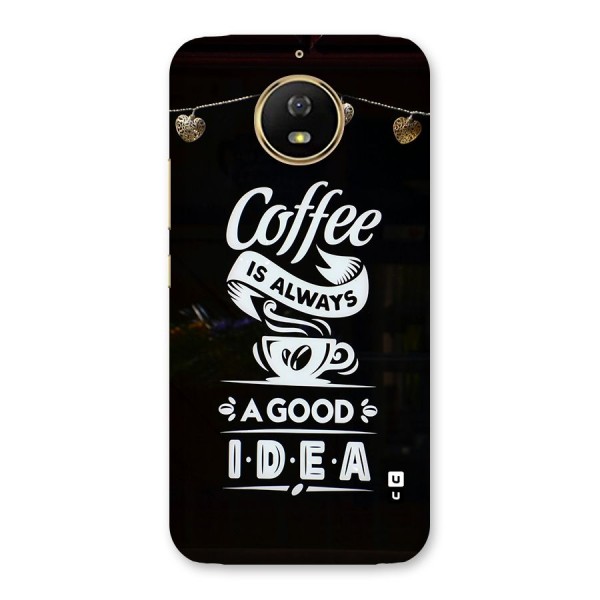 Coffee Idea Back Case for Moto G5s
