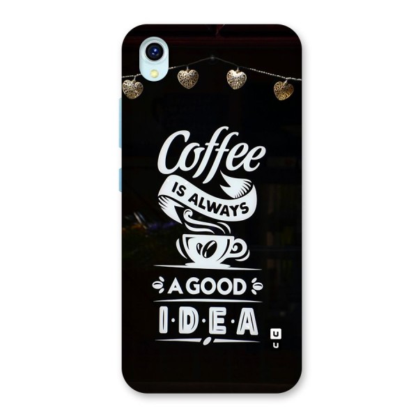 Coffee Idea Back Case for Vivo Y1s
