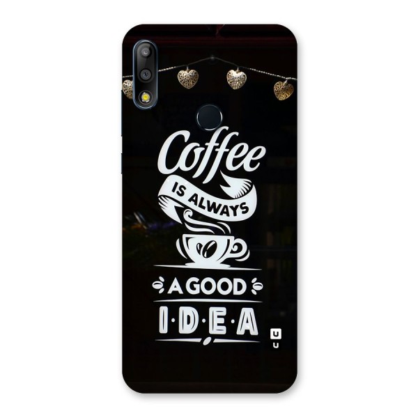 Coffee Idea Back Case for Zenfone Max Pro M2