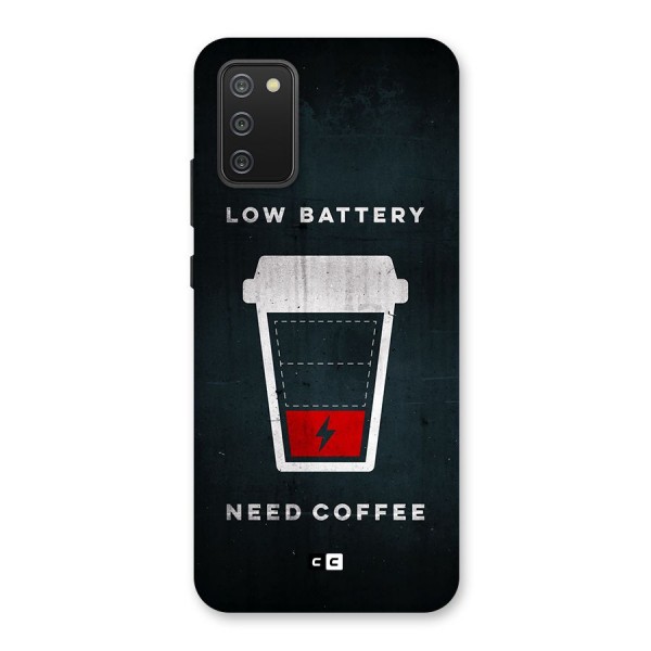 Coffee Need Back Case for Galaxy M02s