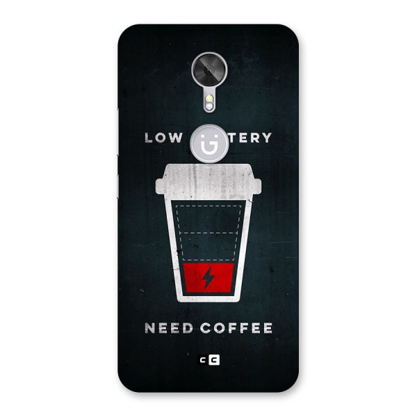 Coffee Need Back Case for Gionee A1