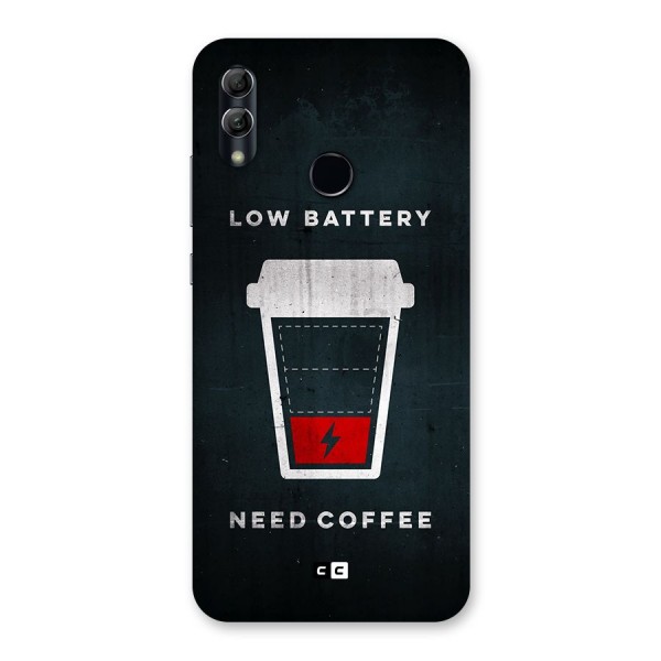 Coffee Need Back Case for Honor 10 Lite