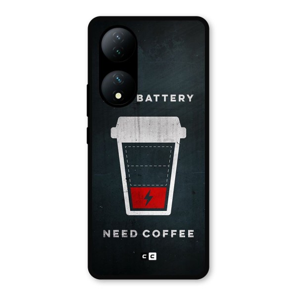 Coffee Need Metal Back Case for Vivo Y100a