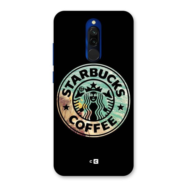 Coffee StarBucks Glass Back Case for Redmi 8