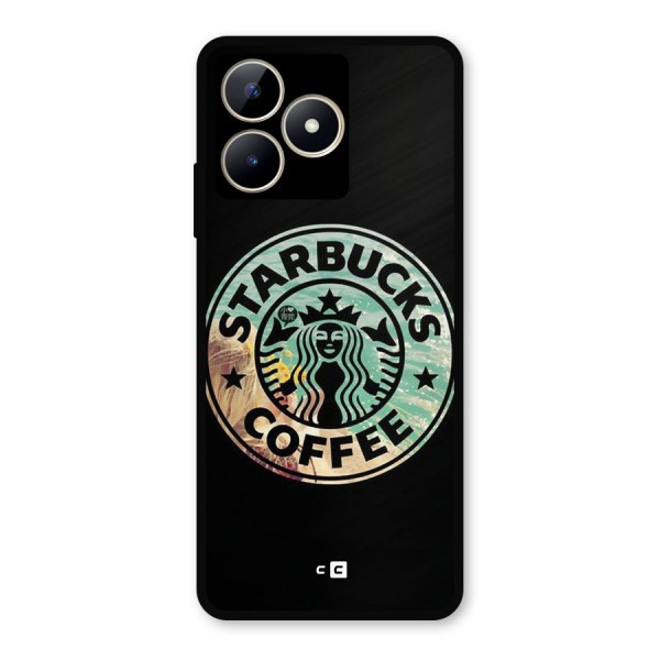 Coffee StarBucks Metal Back Case for Realme C53