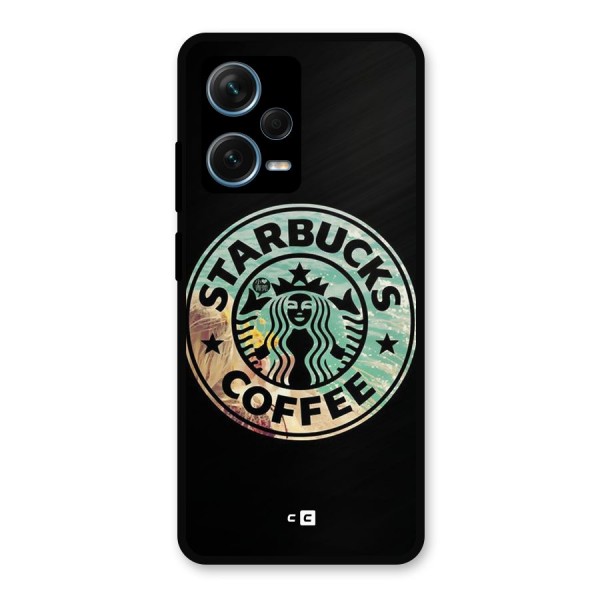 Coffee StarBucks Metal Back Case for Redmi Note 12 Pro Plus 5G