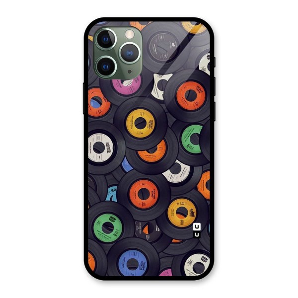 Colorful Disks Glass Back Case for iPhone 11 Pro