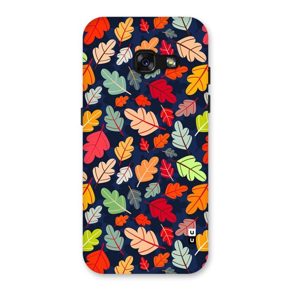 Colorful Leaves Beautiful Pattern Back Case for Galaxy A3 (2017)