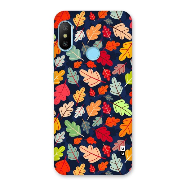 Colorful Leaves Beautiful Pattern Back Case for Redmi 6 Pro