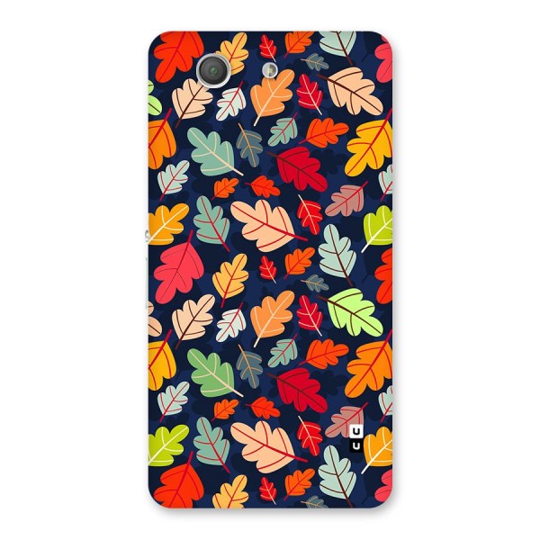 Colorful Leaves Beautiful Pattern Back Case for Xperia Z3 Compact