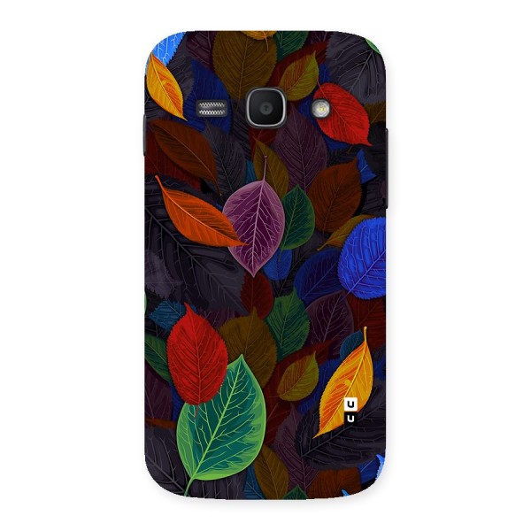 Colorful Leaves Pattern Back Case for Galaxy Ace 3
