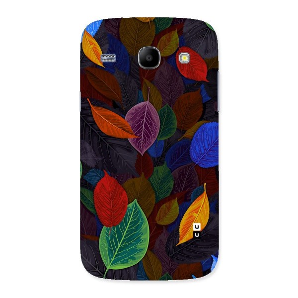 Colorful Leaves Pattern Back Case for Galaxy Core