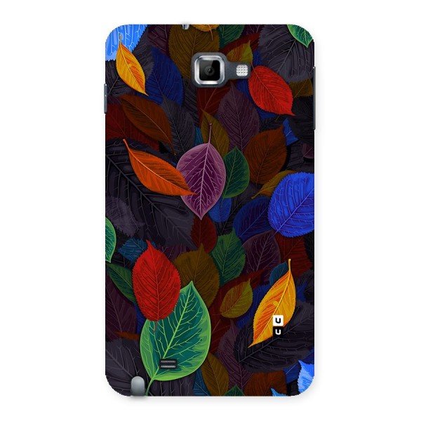 Colorful Leaves Pattern Back Case for Galaxy Note