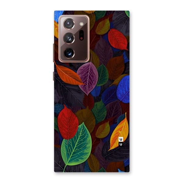 Colorful Leaves Pattern Back Case for Galaxy Note 20 Ultra