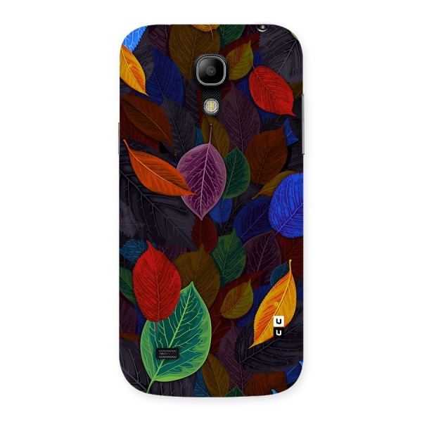 Colorful Leaves Pattern Back Case for Galaxy S4 Mini