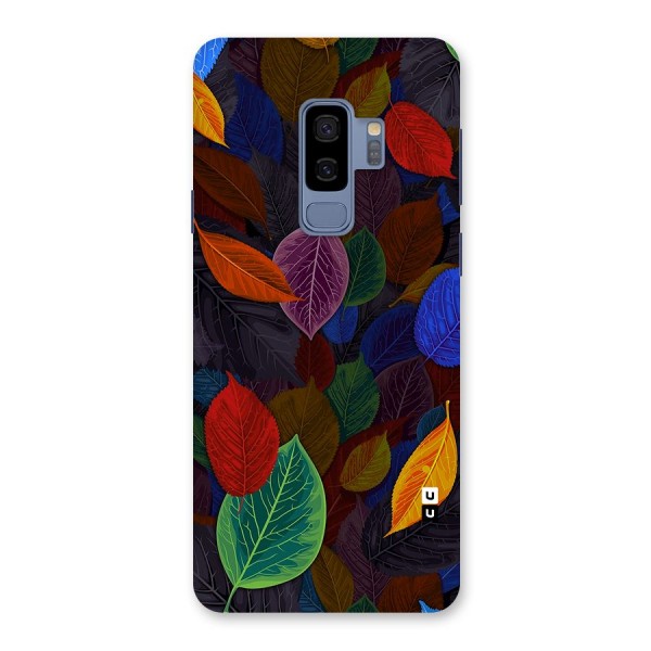 Colorful Leaves Pattern Back Case for Galaxy S9 Plus