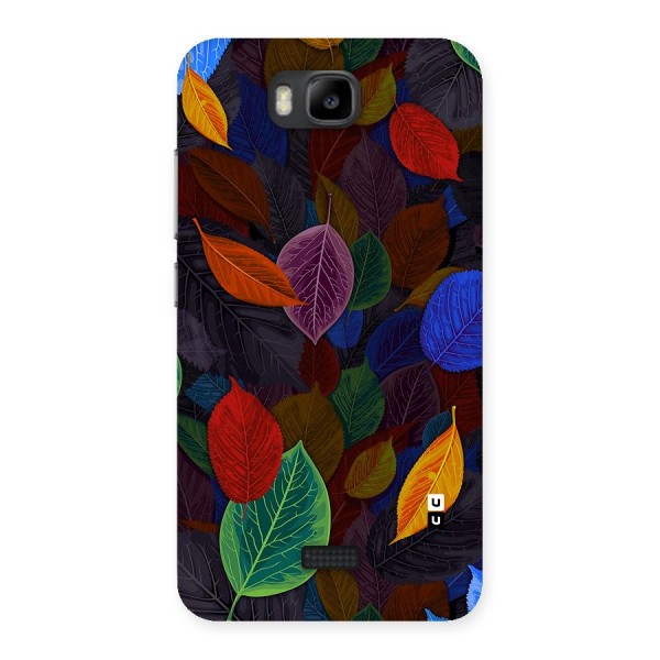 Colorful Leaves Pattern Back Case for Honor Bee