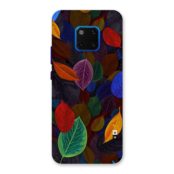 Colorful Leaves Pattern Back Case for Huawei Mate 20 Pro