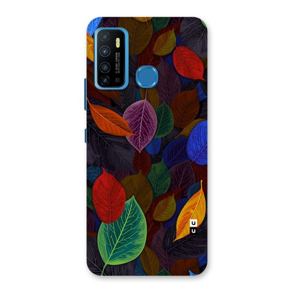 Colorful Leaves Pattern Back Case for Infinix Hot 9
