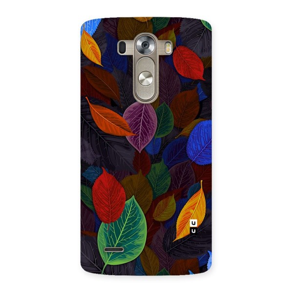 Colorful Leaves Pattern Back Case for LG G3