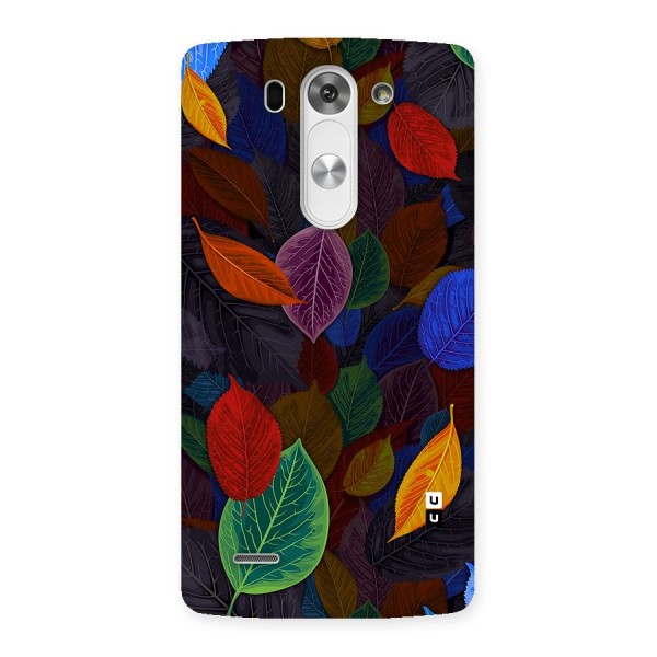 Colorful Leaves Pattern Back Case for LG G3 Mini