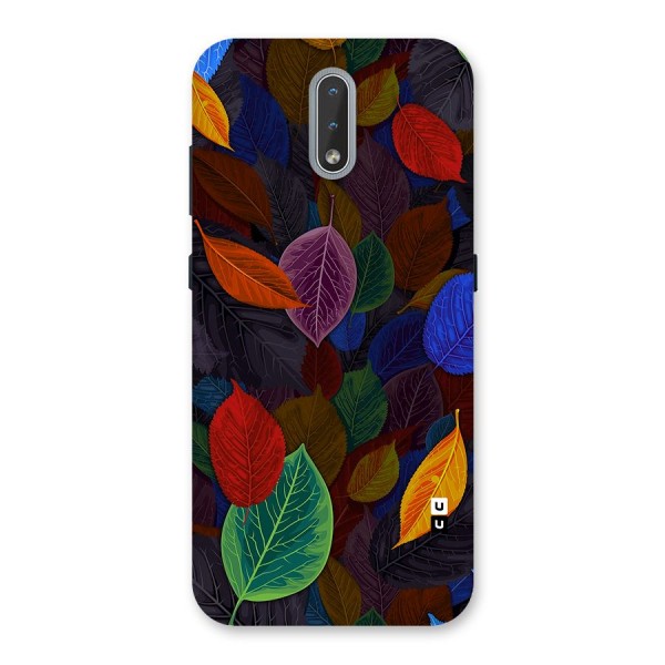 Colorful Leaves Pattern Back Case for Nokia 2.3