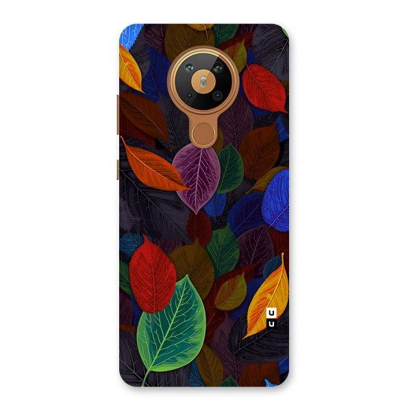 Colorful Leaves Pattern Back Case for Nokia 5.3