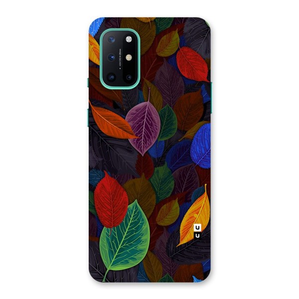 Colorful Leaves Pattern Back Case for OnePlus 8T