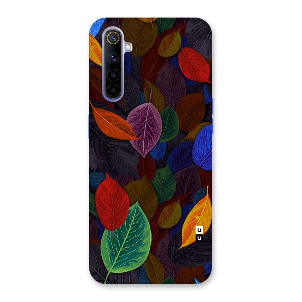Colorful Leaves Pattern Back Case for Realme 6