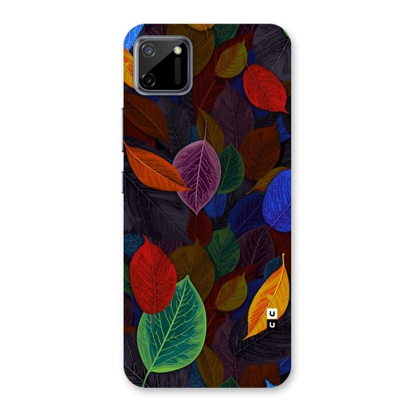 Colorful Leaves Pattern Back Case for Realme C11