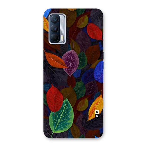 Colorful Leaves Pattern Back Case for Realme X7