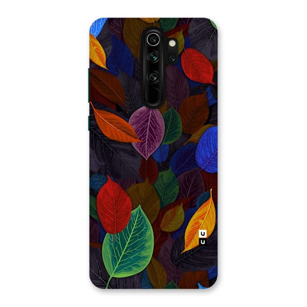 Colorful Leaves Pattern Back Case for Redmi Note 8 Pro
