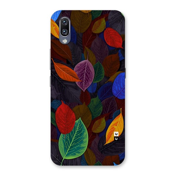 Colorful Leaves Pattern Back Case for Vivo NEX