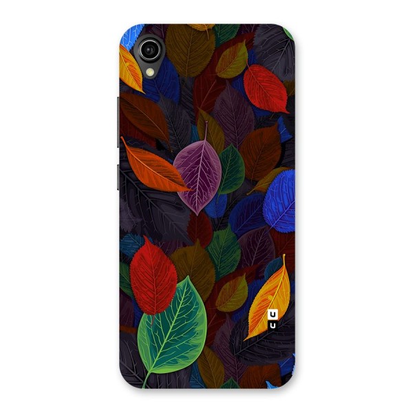 Colorful Leaves Pattern Back Case for Vivo Y91i