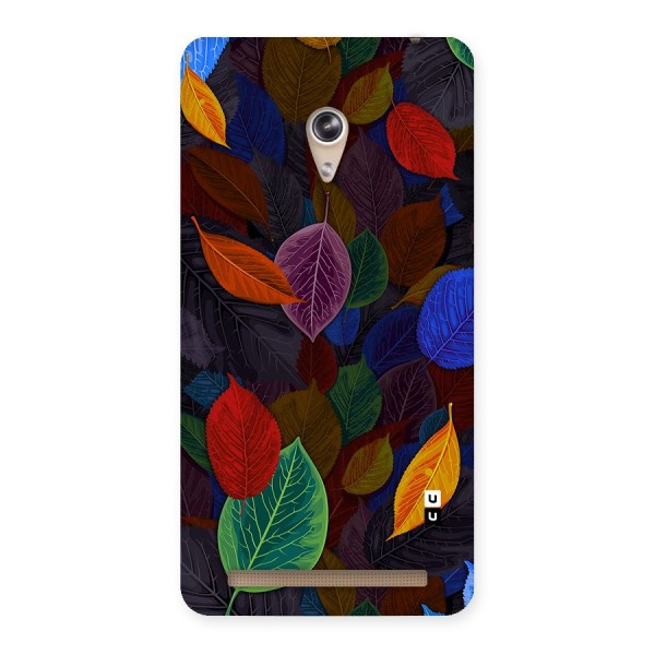 Colorful Leaves Pattern Back Case for Zenfone 6