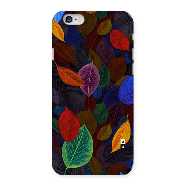 Colorful Leaves Pattern Back Case for iPhone 6 6S
