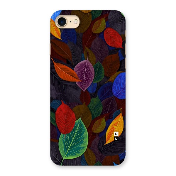 Colorful Leaves Pattern Back Case for iPhone 7