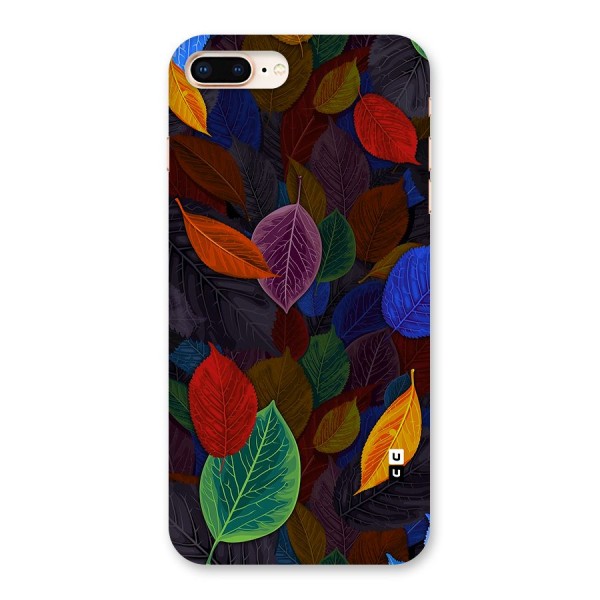 Colorful Leaves Pattern Back Case for iPhone 8 Plus