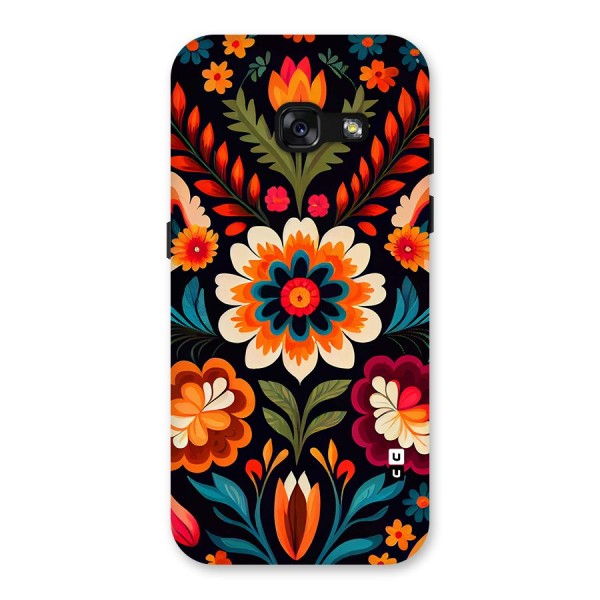 Colorful Mexican Floral Pattern Back Case for Galaxy A3 (2017)