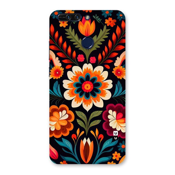 Colorful Mexican Floral Pattern Back Case for Honor 8 Pro